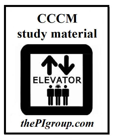 study guide for CCCM California elevator mechanic certification